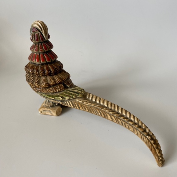 Artesania Rinconada Pheasant Figurine Collectible 1990s Vintage - Picture 3 of 9